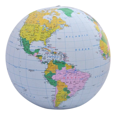 GOODTIMES Wasserball Erdball aufblasbar - 40cm - Wasserspielzeug - Kinderspielzeug