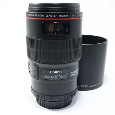 [Camera Lens]Canon EF100mm F2.8L Macro IS USM Used from Japan Good 2 - Image 1 of 4