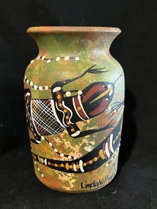Linda Williams Hand Painted Art Pottery Vase - Picture 1 of 5