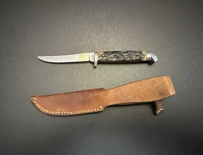 Cuchillo de caza vintage 1945-1955, Queen Bird-Trout - EE. UU. Foto 1 de 4