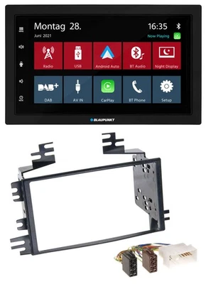 Blaupunkt MP3 Bluetooth DAB 2DIN USB Autoradio für Kia Rio Rio5 Sportage Hyundai - Bild 1 von 4