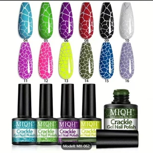 12 Gel Nagellack Nagellacke Crackle Lack a 7 ml - NEU ! - Bild 1 von 1