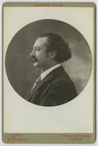 Cabinet 1900-10 Felix. The composer Xavier Leroux (1863-1919). - Picture 1 of 1