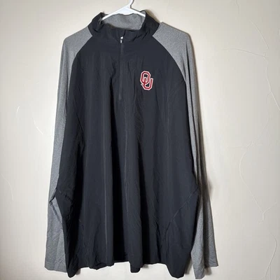 Cutter & Buck OU Sooners Pullover  Xxxl 1/4 Zip Lightweight - Image 1 of 4