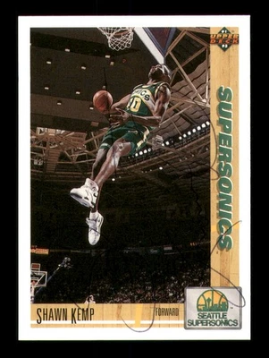 Shawn Kemp Signed 1991-92 Upper Deck Card 173 Seattle Supersonics - Image 1 of 2