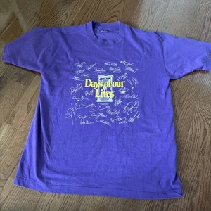 Vintage 90s DAYS OF OUR LIVES SOAP OPERA T-Shirt L Single Stitch TV Promo - Picture 1 of 3