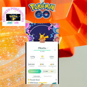 Pok&eacute;mon Go❀❀Shiny Pikachu Saree India BACKGROUND-Tr❀de or Mini P T C
