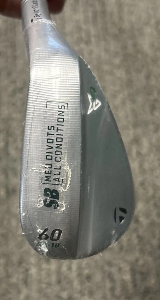 New TaylorMade MG4 Chrome 60.10 Degree Lob Wedge Dynamic Gold 115 Stiff - Image 1 of 4