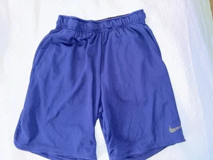 Nike Shorts Herren Größe Medium blau solide Activewear Basketball Gym Shorts - Bild 1 von 3