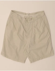 DOCKERS Womens Chino Shorts W33 Large Beige Cotton AN06 - Picture 1 of 3
