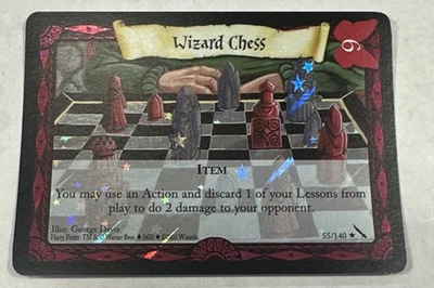 Harry Potter TCG - Wizards Chess - Holo Foil 55/140 WOTC Chamber of Secrets - Image 1 of 3