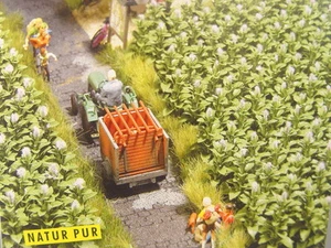 Campo de tabaco con 56 plantas - kit Busch HO - 1221 #E - Imagen 1 de 1