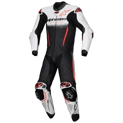 Alpinestars NUEVO GP-R7 Hombre Cuero Motocicleta 1 Pieza Traje Blanco TALLA 38/48 Foto 1 de 2