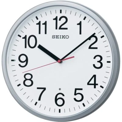 NEW SEIKO Wall Clock Analog Silver Metallic KX230S - Japan Import with Tracking - Image 1 of 4
