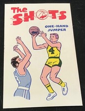 1974  Fleer R.G. Laughlin Basketball The Shots Trading Card No. 5  EX