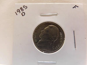 1985 D JEFFERSON NICKEL-Very Good to Fine Circulated Condition - Picture 1 of 2