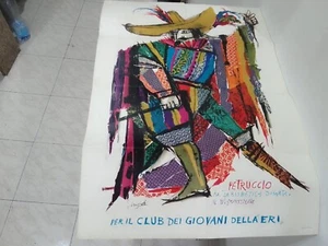 Emanuele Luzzati Per Petruccio 70/50 cm Stampa! - Foto 1 di 11