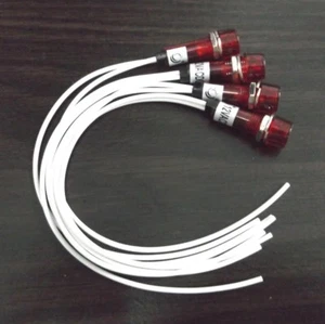 4 luces indicadoras LED rojas impermeables BBT 12 VDC - Imagen 1 de 2