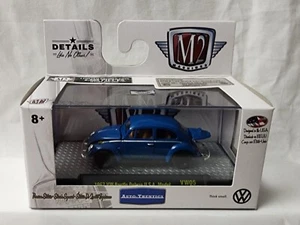 2018 m2 Machine Auto Thentics 1967 VW BEETLE DELUXE USA MODEL blue vw05 18-06 A9 - Picture 1 of 5