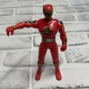 Power Rangers Dino Thunder Warrior Red Ranger 6" Action Figure Bandai 2003 Vtg - Picture 1 of 4