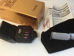 Boxed Tested Working Unused ?? Mint Sigma EF-430 ST Dedicated Canon SLR Flashgun - Picture 1 of 17