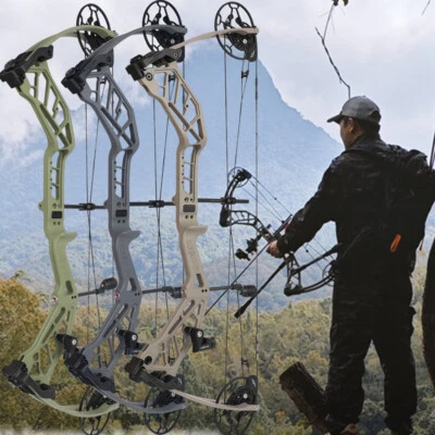 36" Compound Bow 40-70lb Adjustable Archery Bow Hunting Shoot 343FPS Let Off 85% - Image 1 of 4