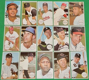 Tarjetas de béisbol vintage de 1964 Topps Giant Major League... lote a granel de 15 tarjetas - Imagen 1 de 8