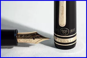 Montblanc MEISTERSTÜCK 146 Kolben Füller MEDIUM 14K - "1970 Warner Music 1995" - Bild 1 von 7
