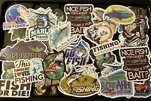 25 X TUNA, MARLIN, SAILFISH BIG GAME, TACKLE BOX STICKERS, TUNA FISHING - Picture 1 of 6