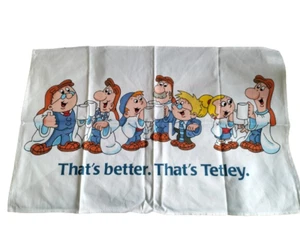 Tetley Tea Folk Tea Towel Tetley Tea Folk Collectables Tea Towel - Picture 1 of 2