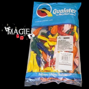 100 Ballons Qualatex ROND 5" STANDARD - Magie - sac sculpture - Imagen 1 de 1