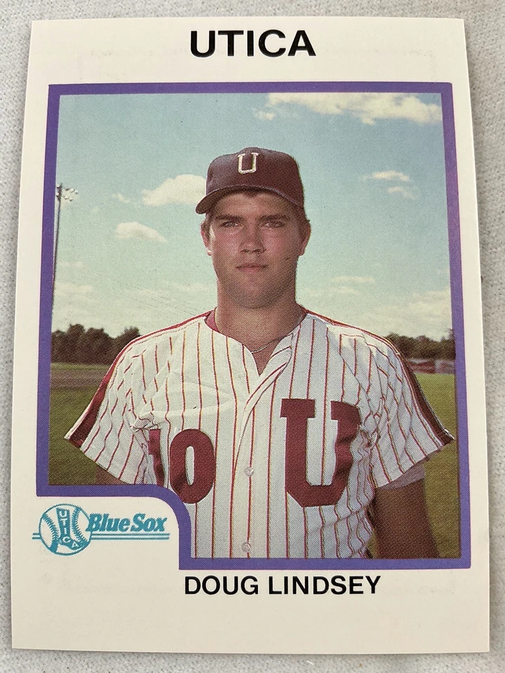 1987 Utica Blue Sox-Minor League Baseball ProCard#2714-Doug Lindsey - Image 1 of 1