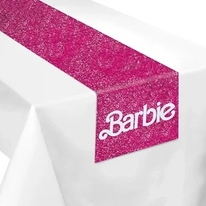 BARBIE Table Runner For Parties Decoration - NEW - Picture 1 of 6