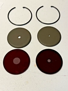 Harley 1942 WLC Tail Lamp Light Black Out Disc & Lens Kit WWII - Picture 1 of 8