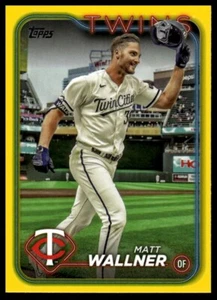 Matt Wallner 2024 Topps Series One Yellow Parallel Card #91 - Picture 1 of 2