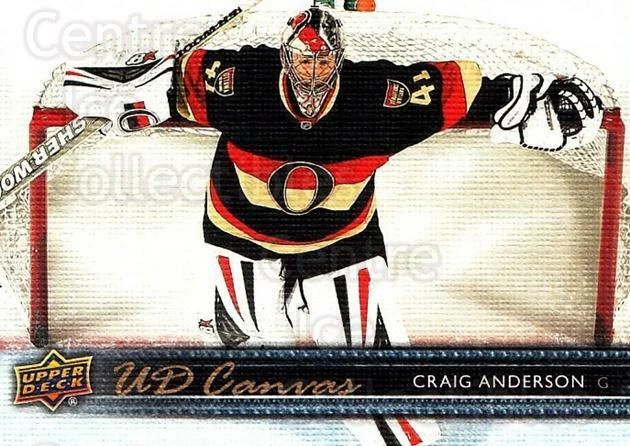 2014-15 Upper Deck Canvas #61 Craig Anderson - Image 1 of 1