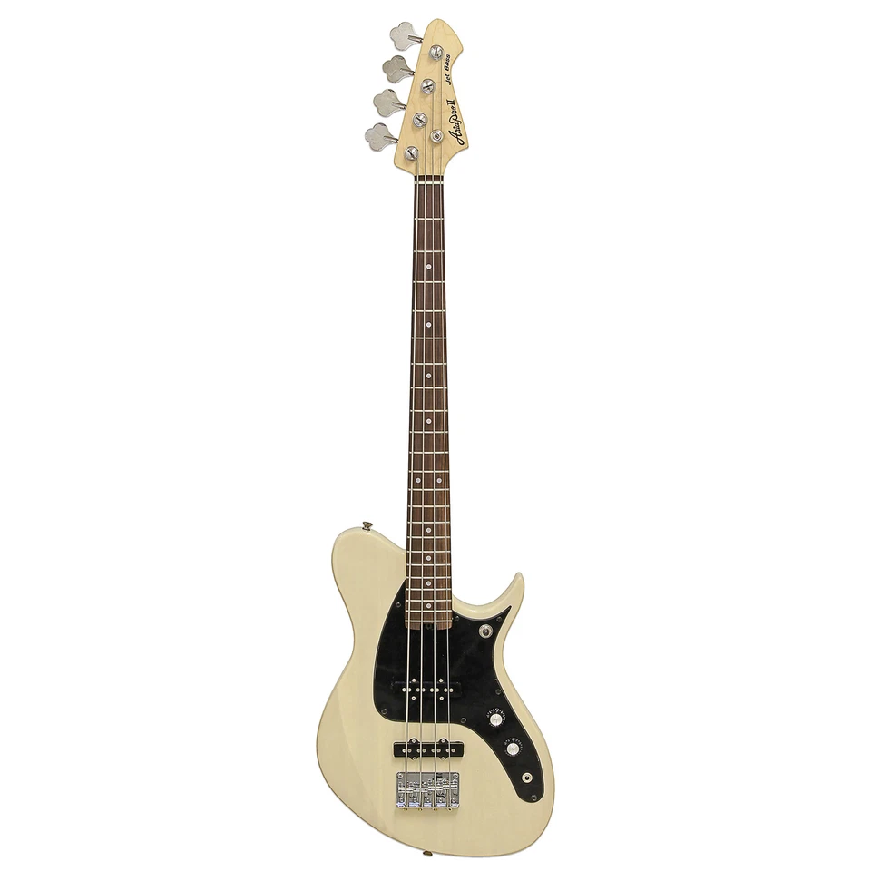 Aria Pro ii Jet-B Vintage See Through White Electric Bass B-stock Scratch’n Dent