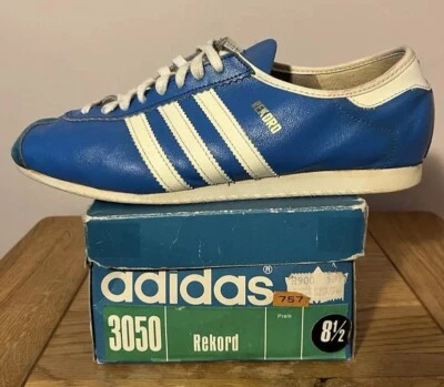 Adidas Vintage REKORD 3050 Made In Roumania 1977 UK 8,5 OG  - Bild 1 von 4