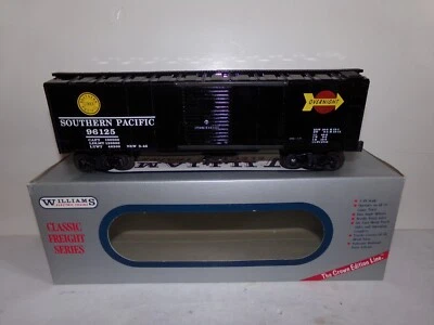 WILLIAMS - SOUTHERN PACIFIC LINES 96125 - TRAIN FREIGHT BOX CAR #39 - O - NEW! - Image 1 of 4