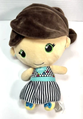 Barbie Muñeca de Peluche Mattel Cabello Marrón Suave Peluche Niña Cabeza Grande Cola de Caballo Regalo Juguete Foto 1 de 4
