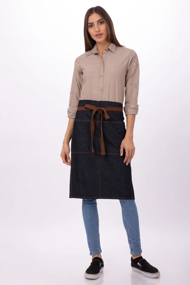Chef Works Unisex Memphis Bistro Apron (AW049) - Image 1 of 1