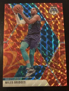 2019-20 Panini Mosaic #82 MILES BRIDGES Orange Prizm SP! HORNETS - Picture 1 of 2