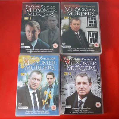 MIDSOMER MURDERS COLLECTION DVD BUNDLE X4 - (16 DISC) - REGION 2 - JOHN NETTLES - Image 1 of 4