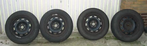 4x VW Golf IV 4 1J Audi A3 8L Stahlfelgen Felge STAHL 15" 6x15 ET38 1J0601027 - Bild 1 von 5