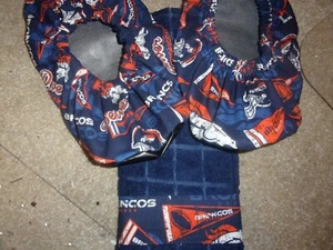 BOWLING SCHUHÜBERZIEHER MIT HANDTUCH NFL DENVER BRONKOSTHEME - Bild 1 von 3