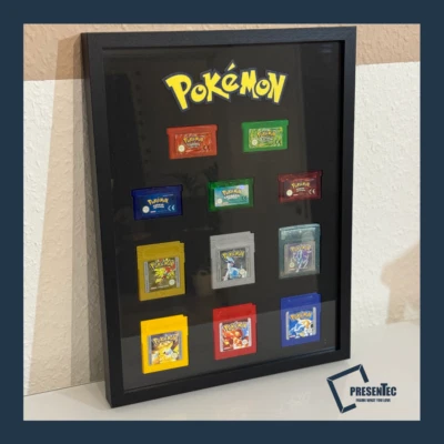 Rahmen Bilderrahmen für Pokemon Editionen Case Display Pokemon Smaragd, Kristall - Bild 1 von 3