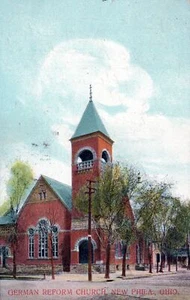 German Reform Church New Phila Ohio Postcard Posted - Picture 1 of 2