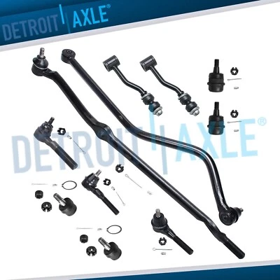 Front Upper Lower Ball Joint Tie Rod for 1991-2001 Jeep Cherokee Comanche 4WD - Image 1 of 4