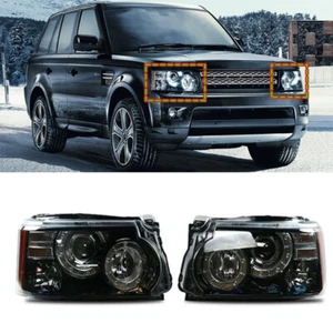 Pair For Land Rover Range Rover Sport L320 10-13 LH&RH Front Headlight Assembly - Foto 1 di 7