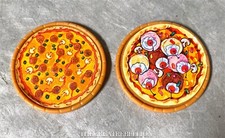 Teenage Mutant Ninja Turtles Pizza Thrower flying pizza discs accessories 1989